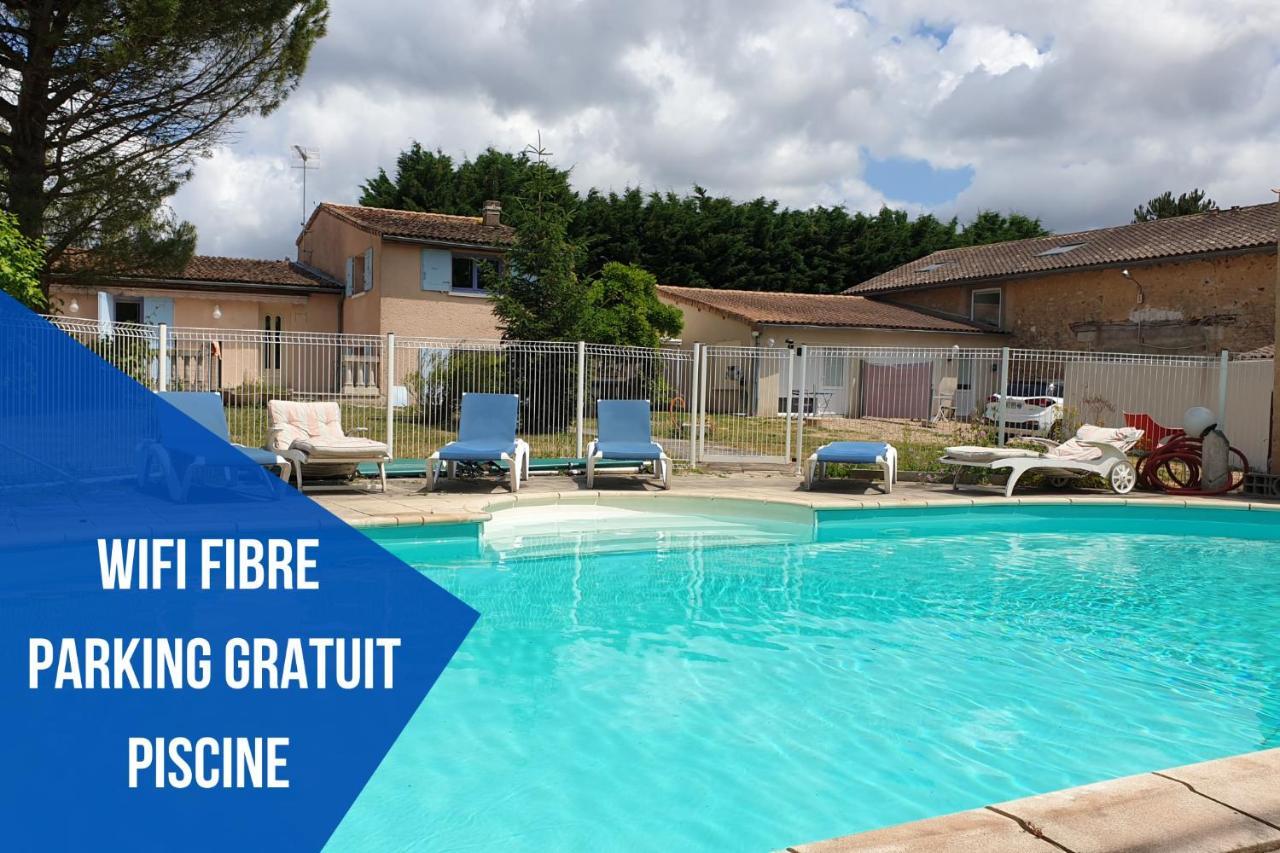 Bel Appartement T2 Climatise Avec Piscine Poitiers-Futuroscope-Creps De Poitiers Vouneuil-sous-Biard Екстериор снимка