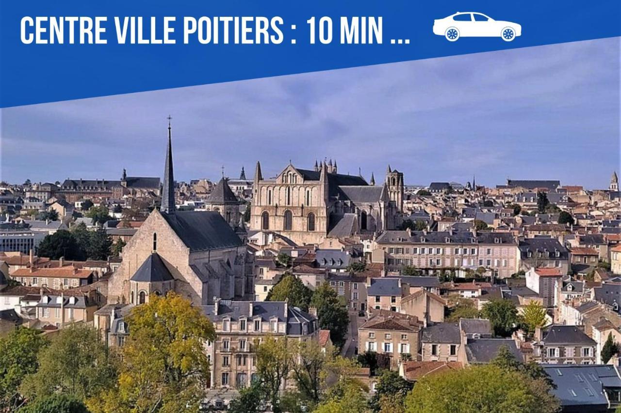 Bel Appartement T2 Climatise Avec Piscine Poitiers-Futuroscope-Creps De Poitiers Vouneuil-sous-Biard Екстериор снимка